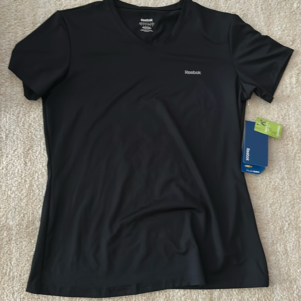 NEW WITH TAGS Reebok sweat wicking exercise shirt